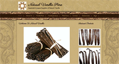 Desktop Screenshot of naturalvanilla.com.au
